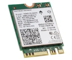 „Intel Wi-Fi 6E AX210“, WLAN + „Bluetooth 5.2“ adapteris – M.2 / A-E-Key