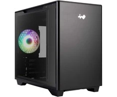 In Win InWin A3 Mini-Tower Tempered Glass – juodos spalvos