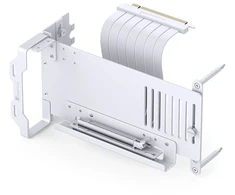 Vaizdo plokštė Jonsbo A50 vertikaler Grafikkartenhalter, PCIe 5.0 Kabelis, 175mm – baltos spalvos