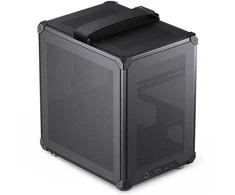 Jonsbo C6 PC-kompiuterio korpusas, Mini-Tower, Micro-ATX, mit Tragegriff – juodos spalvos