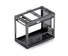 Jonsbo C6 MAX PC-kompiuterio korpusas, Mini-kompiuterio korpusas, Micro-ATX, Tempered Glass – juodos spalvos