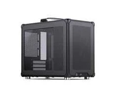 Jonsbo C6 MAX PC-kompiuterio korpusas, Mini-kompiuterio korpusas, Micro-ATX, Tempered Glass – juodos spalvos