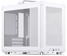 Jonsbo C6 MAX PC-kompiuterio korpusas, Mini-kompiuterio korpusas, Micro-ATX, Tempered Glass – baltos spalvos