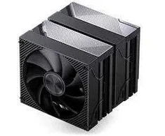Jonsbo CA90 CPU Cooler, Dual-Tower, 1 x 130mm / 1 x 120mm, PWM, ARGB – juodas