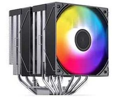 Jonsbo CB80 procesoriaus aušintuvas, dvigubo bokšto, 2 x 120 mm, PWM, RGB – juodas