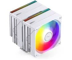 Jonsbo CB80 CPU Cooler, Dual-Tower, 2 x 120mm, PWM, RGB – baltas