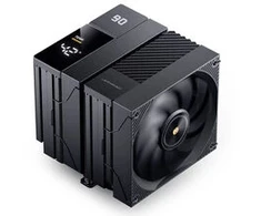 Jonsbo CC90 CPU-Kühler, Dual-Tower, 130mm PWM-Lüfter, Segmentanzeige - juodas