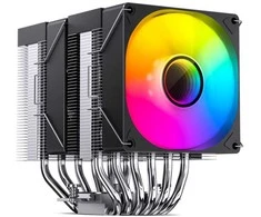 Jonsbo CR-1400 DV2 procesoriaus aušintuvas ARGB – 2 x 92mm, juodos spalvos