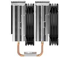 Jonsbo CR-2000 GT procesoriaus aušintuvas Dual Tower, ARGB – 2x 120mm, juodos spalvos