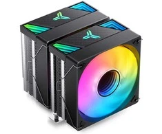 Jonsbo CR-3000 procesoriaus aušintuvas Dual Tower, ARGB – 2x 120 mm, juodos spalvos