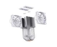 Jonsbo CR-3000E 3-Pin procesoriaus aušintuvas, Dual-Tower, RGB, 260W TDP – baltos spalvos, 120mm