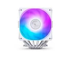 Jonsbo CR-3000E procesoriaus aušintuvas, Dual-Tower, RGB – 120mm, baltos spalvos