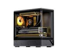 Jonsbo D200 PC Case, Mini Tower, mATX, Tempered Glass – juodas