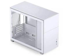 Jonsbo D31 Micro-ATX kompiuterio korpusas, Tempered Glass – baltos spalvos