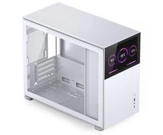 Jonsbo D31 Screen obudowa Micro–ATX, Tempered Glass – balta