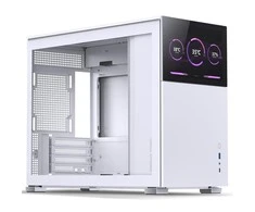 Jonsbo D31 Screen obudowa Micro–ATX, Tempered Glass – balta