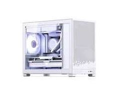 Jonsbo D32 STD Baltas PC-kompiuterio korpusas, Mini-kompiuterio korpusas, mATX, Tempered Glass – baltos spalvos