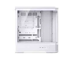 Jonsbo D400 PC-kompiuterio korpusas, Midi Tower, ATX, Tempered Glass – baltos spalvos