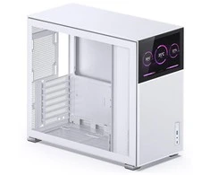 Jonsbo D41 MESH Screen ATX Case, Tempered Glass - baltas