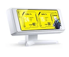 Jonsbo DS339 Mini Ekranas, 3,39 col. IPS Bildschirm, USB Anschluss, kompakt – baltos spalvos