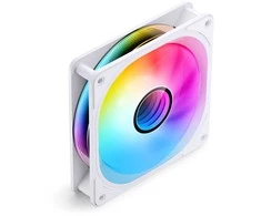 Jonsbo FR-606W PWM-korpuso ventiliatorius, RGB – 120mm, baltos spalvos