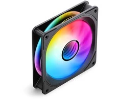 Jonsbo FR-606B 120 PWM-korpuso ventiliatorius, RGB – 120mm, juodos spalvos