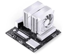 Jonsbo HX6280 procesoriaus aušintuvas, PWM, RGB – 130mm, baltos spalvos