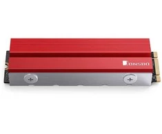 Jonsbo M.2-6 SSD aušintuvas 2280 – raudonos spalvos