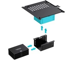 Jonsbo N10 PC-kompiuterio korpusas, Mini-Tower, Mini-ITX – sidabro spalvos