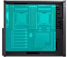 Jonsbo N5 NAS case, E-ATX – juodas