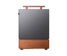Jonsbo T7 PC Case, Mid Tower, mATX, Tempered Glass – juodas