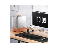 Jonsbo T7 PC Case, Mid Tower, mATX, Tempered Glass – sidabrinis