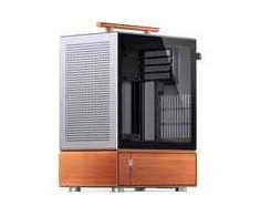 Jonsbo T7 PC Case, Mid Tower, mATX, Tempered Glass – sidabrinis