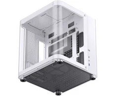 Jonsbo TK-1 2.0 Micro-ATX kompiuterio korpusas, Tempered Glass – baltos spalvos