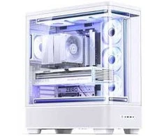Jonsbo TK-5 Gehäuse, Midi-Tower, ATX, Tempered Glass - baltas