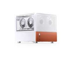 Jonsbo V12 kompiuterio korpusas, mini bokštas, Micro-ATX – baltas