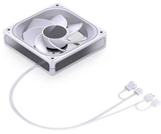 Jonsbo ZA-120 korpuso ventiliatorius, Reverse Blade, PWM, ARGB – 120mm, baltos spalvos