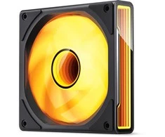 Jonsbo ZK-120B ARGB PWM korpuso ventiliatorius, 120mm, 3er-Pack – juodos spalvos