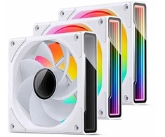 Jonsbo ZK-120WR Reverse PWM korpuso ventiliatorius, A-RGB – 120mm, baltos spalvos, 3er-Pack