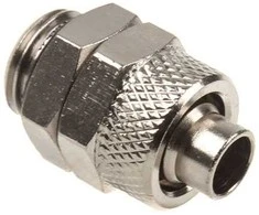 Kein Hersteller Connection straight G1/4 inch female thread to 11/8mm – sidabrinis glossy