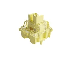 Klaviatūra AKKO V3 Pro Kreminis Geltona Switches, mechaniniai, 5-Pin, linear, MX-Stem, 50g – 45 vnt