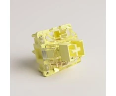 Klaviatūra AKKO V3 Pro Kreminis Geltona Switches, mechaniniai, 5-Pin, linear, MX-Stem, 50g – 45 vnt