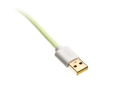 Ducky Premicord Strawberry Frog Coiled Cable susuktas klaviatūros laidas, USB-C į USB-A – 1,8m