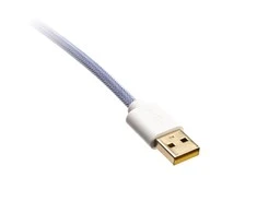 Ducky Premicord Iris Coiled Cable susuktas klaviatūros laidas, USB-C į USB-A – 1,8m