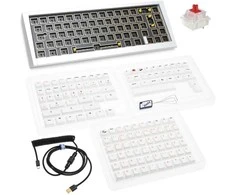 Ducky Outlaw 65 žaidimų klaviatūra, Barebone – Sidabrinis ISO išdėstymas