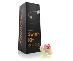Klaviatūra Ducky TTC Gold Rožinė Switch, mechaniniai, 3-Pin, linear, MX-Stem, 37g – 110 vnt