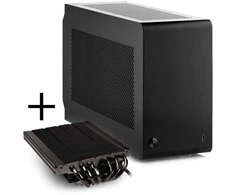 King Kits DAN Cases A4-SFX V4.1 - juodas + Alpenföhn Juodas Ridge - 120mm