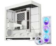King Kits HAVN HS 420 VGPU PC-Gehäuse + PHANTEKS Glacier One 420D30 X2 DRGB AiO Wasserkühlung - 420mm, baltas