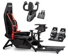 King Kits Next Level Racing Flight Simulator + Thrustmaster Bundle