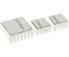 King Mod Service Raspberry Pi radiatorių rinkinys – sidabro spalvos